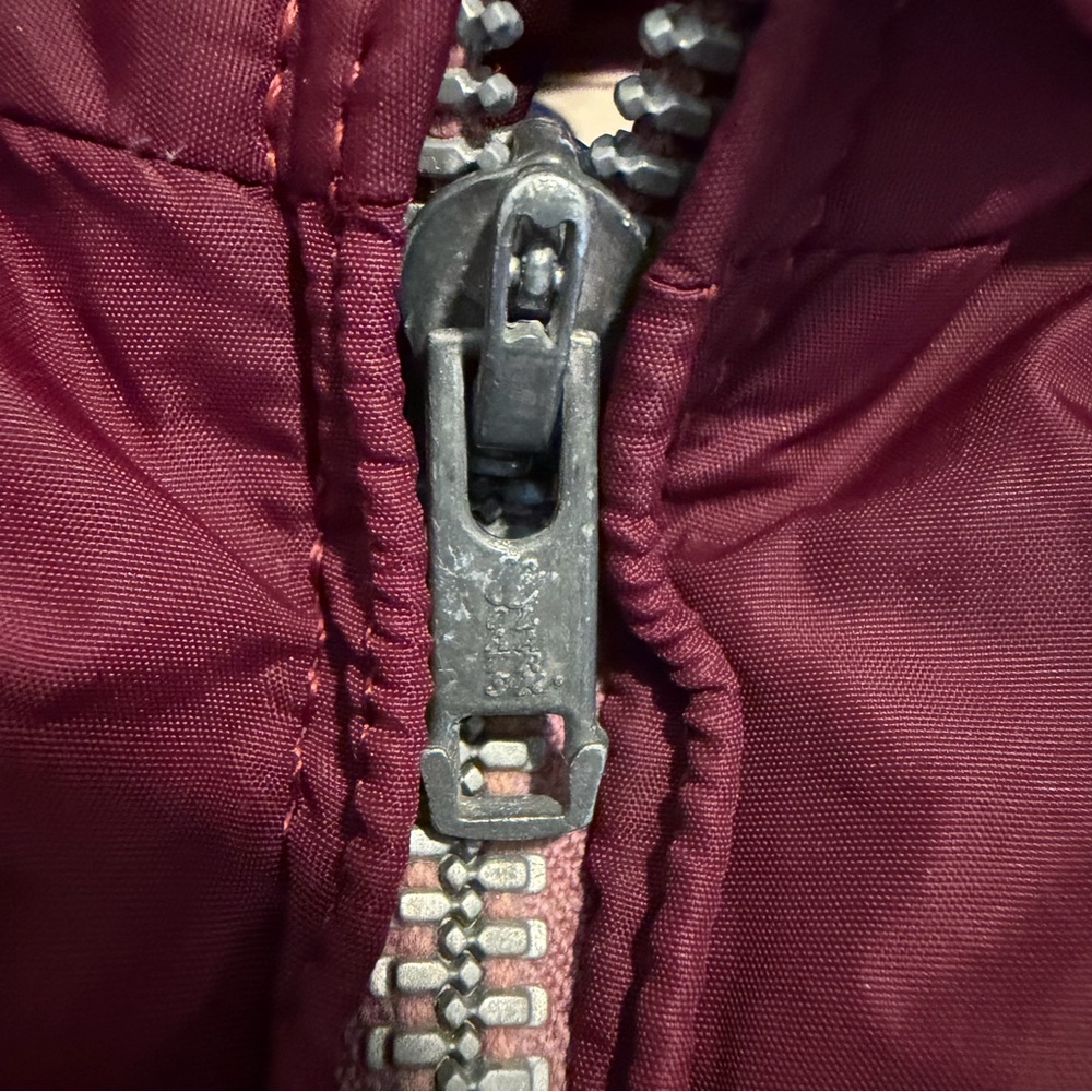 VTG 60s Gerry Boulder Colorado Hooded Puffer Jacket Maroon Men’s Medium - Large - Picture 5 of 16